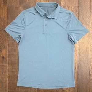 Lululemon Men’s Short Sleeve Polo in Blue